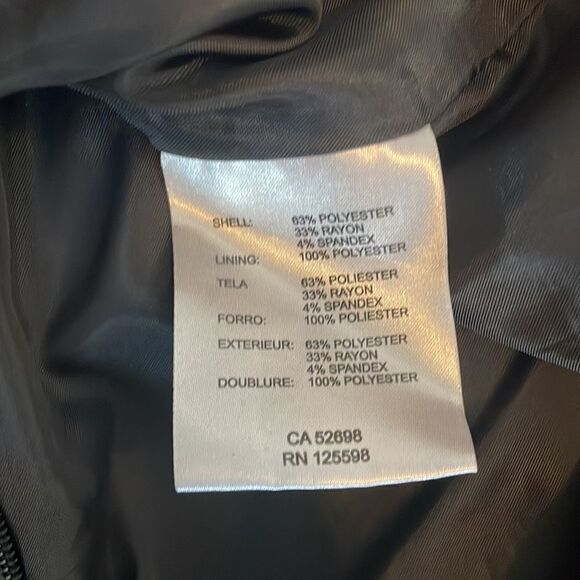 Ellen Tracy Black Midi Skirt Size 10 EUC - Picture 6 of 6